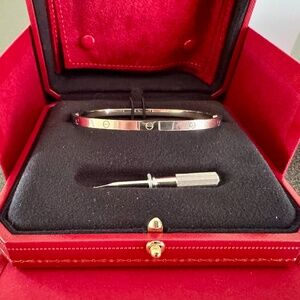 Cartier Love Bracelet (White Gold Small Model - Size 20)